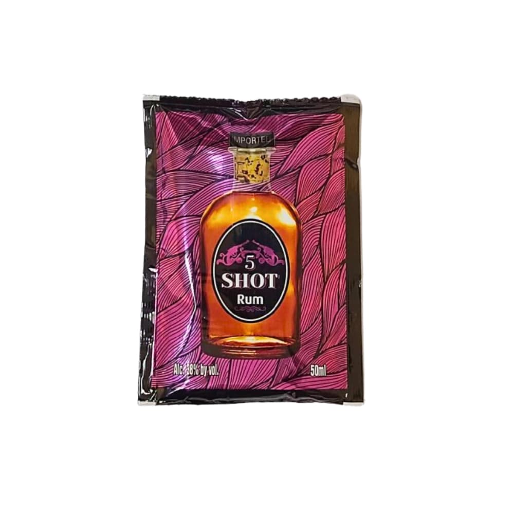 Ron importado en bolsa 5 Shot (50 ml / 1.8 floz) - Imagen 1