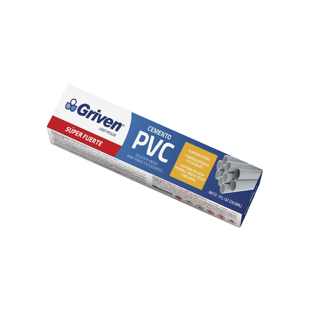 Cemento solvente para tuberías Griven (29.6 ml) - Imagen 1