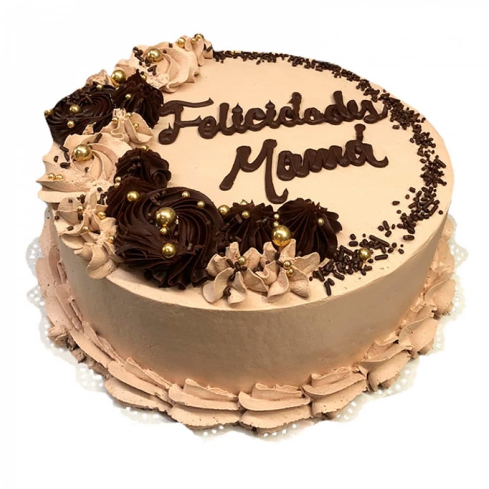 Cake de chocolate Felicidades Mamá Deyi&Sweet (12 personas) - Imagen 1