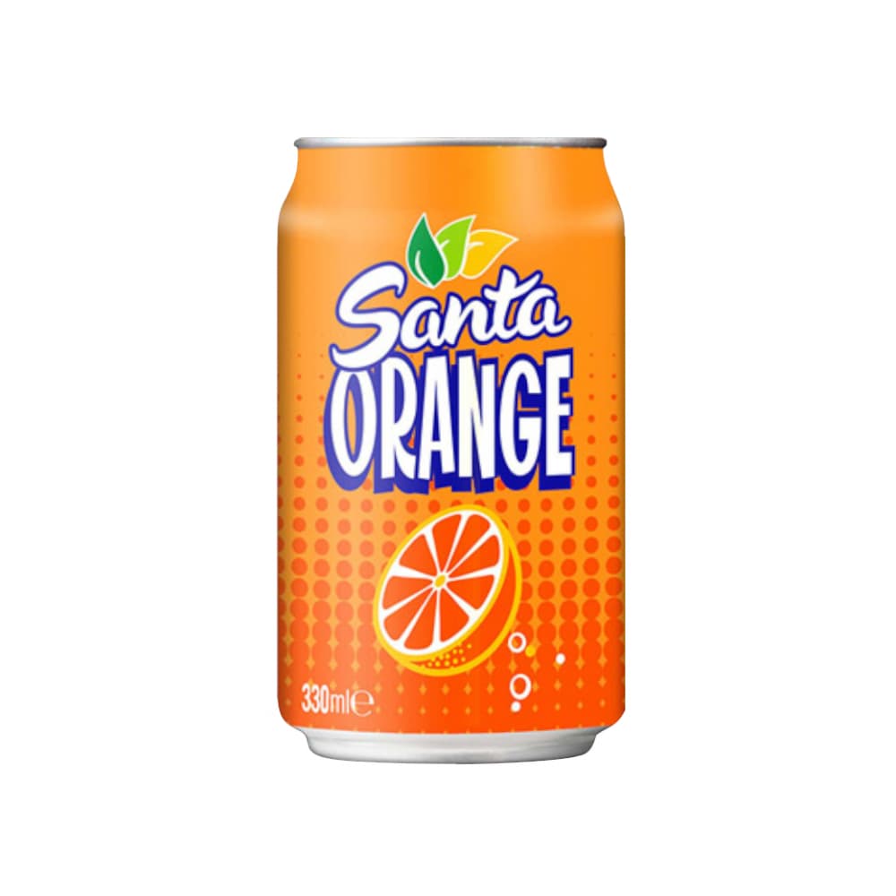 Refresco gaseado de naranja Santa (330 ml) - Imagen 1