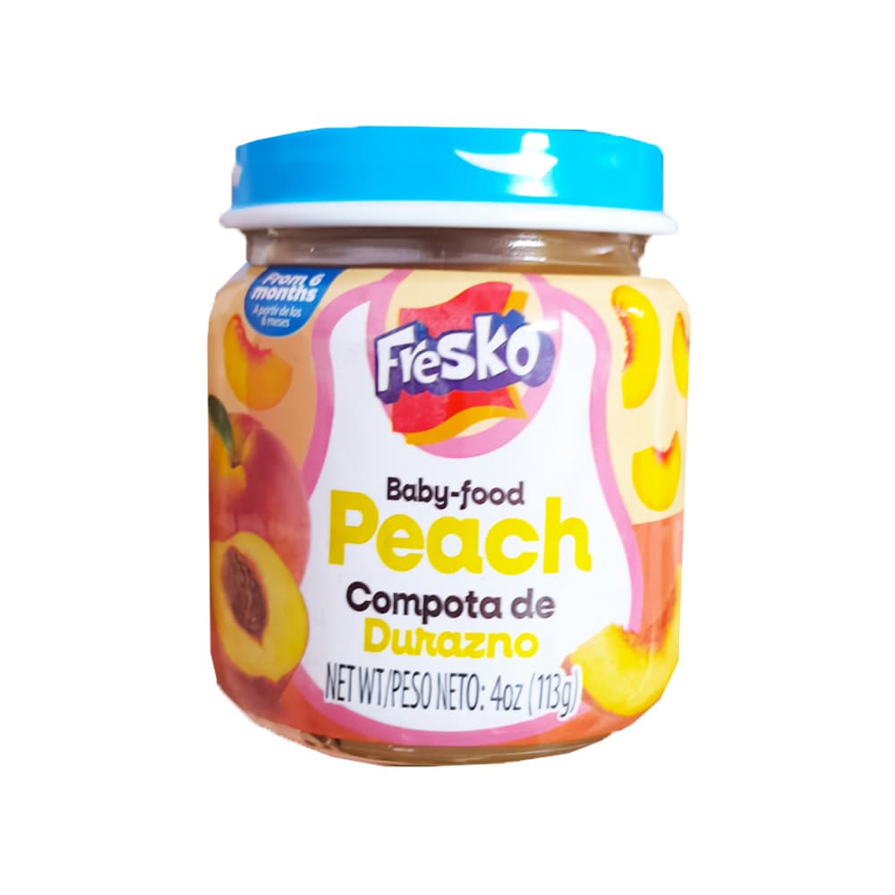 Compota de durazno Fresko (113 g / 4 oz) - Imagen 1
