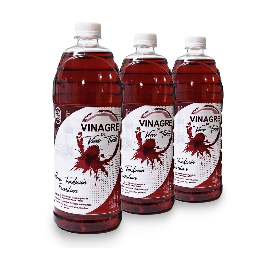Vinagre de vino tinto Don Roy (3 x 1 L) - Imagen 1