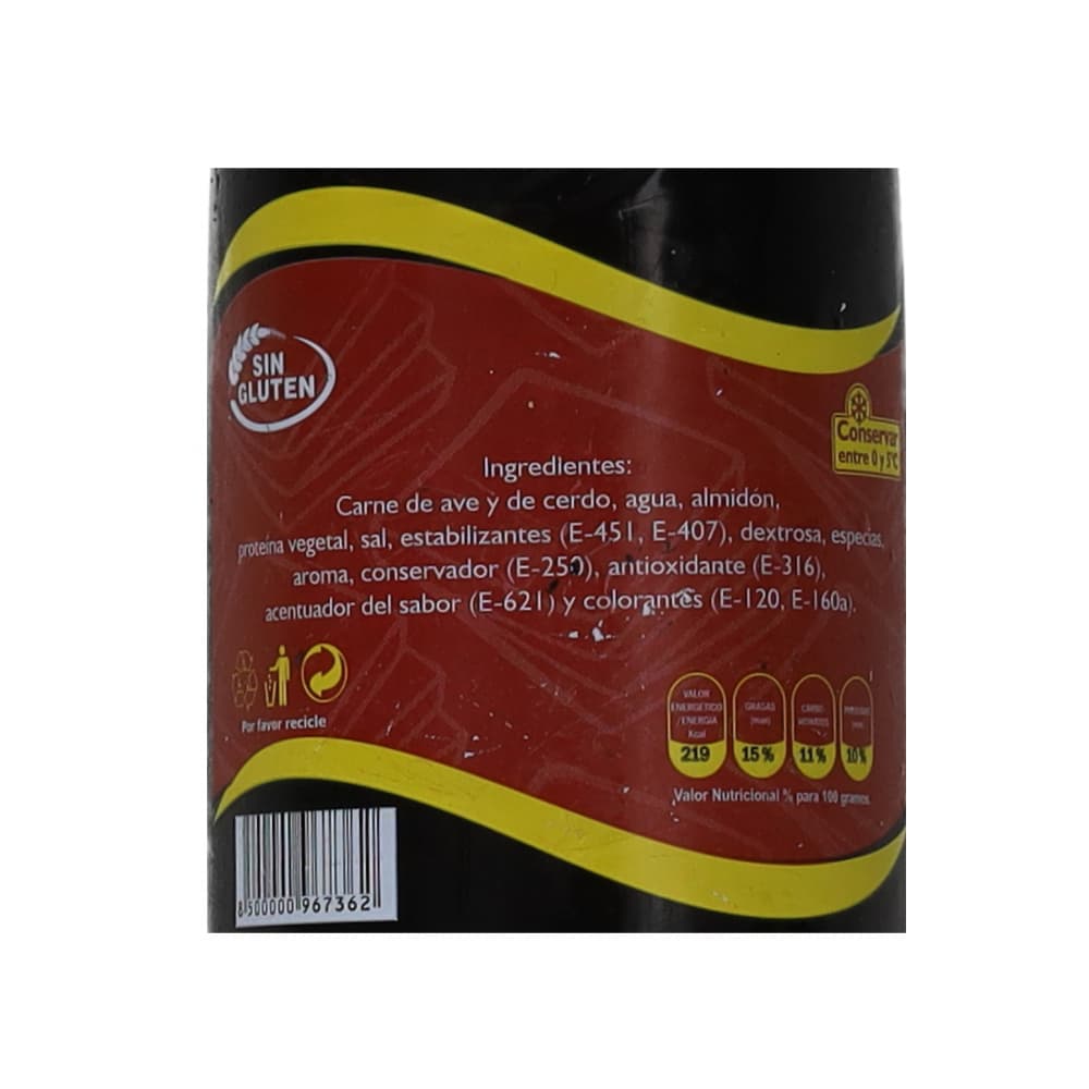 Mortadella criolla Bravo (800 g / 1.76 lb) - Miniatura 2