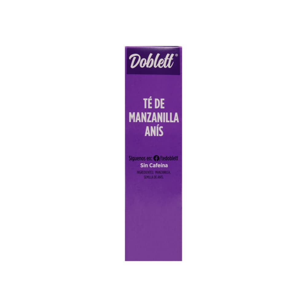 Té de manzanilla anís sin cafeína Doblett (19.2 g) - Miniatura 4