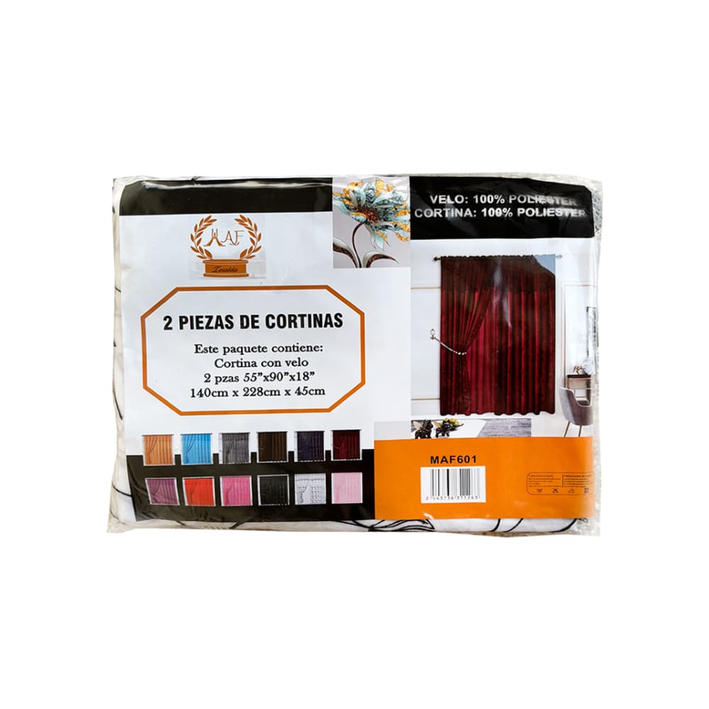 Cortinas para interiores de 2 piezas MAF - Miniatura 2