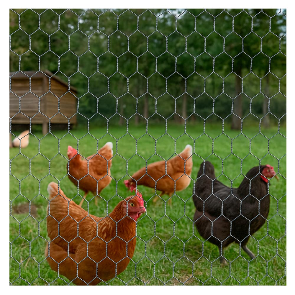 Malla hexagonal galvanizada 1" de apertura 1.5 m x 50 m Vonder - Miniatura 4