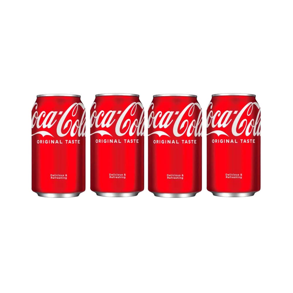 Refresco gaseado Coca Cola (4 x 355 ml) - Imagen 1