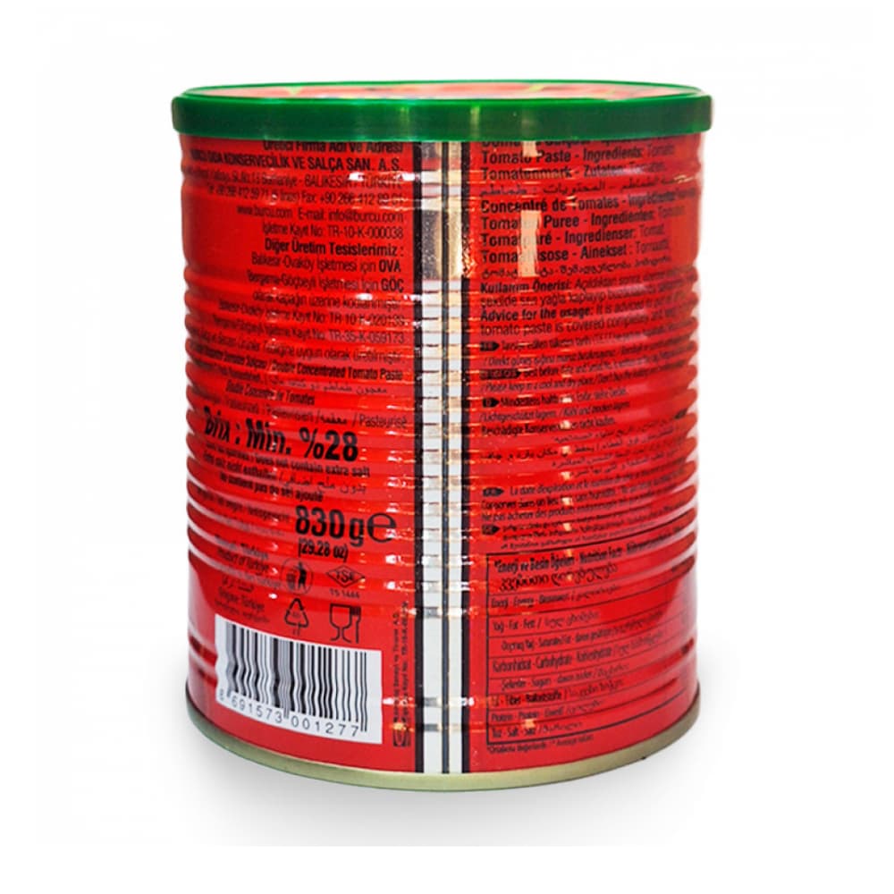 Pasta de tomate Burcu (2 x 830 g / 1.82 lb) - Miniatura 2