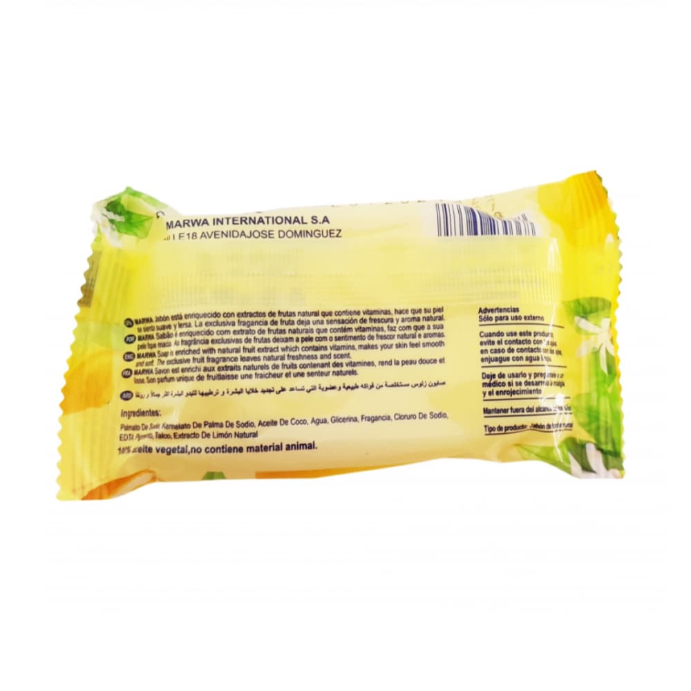Jabón frutal con extracto de limón natural Marwa (2 x 100 g / 3.5 oz) - Miniatura 3