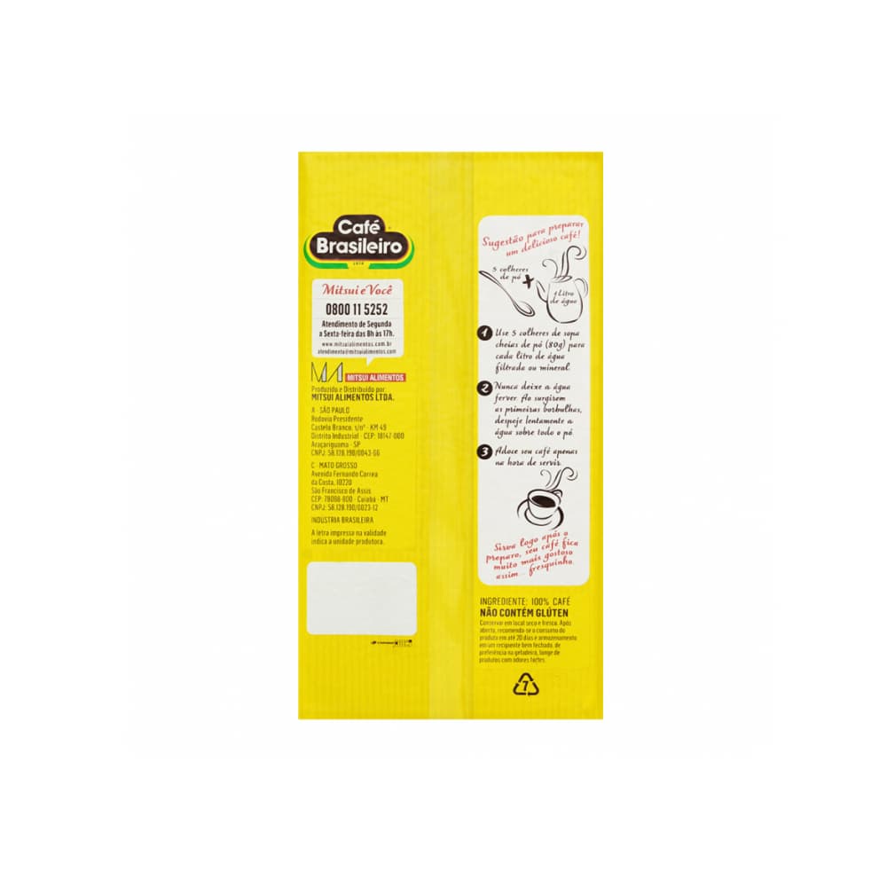 Café tradicional Brasileiro (5 x 250 g / 8.8 oz) - Miniatura 2