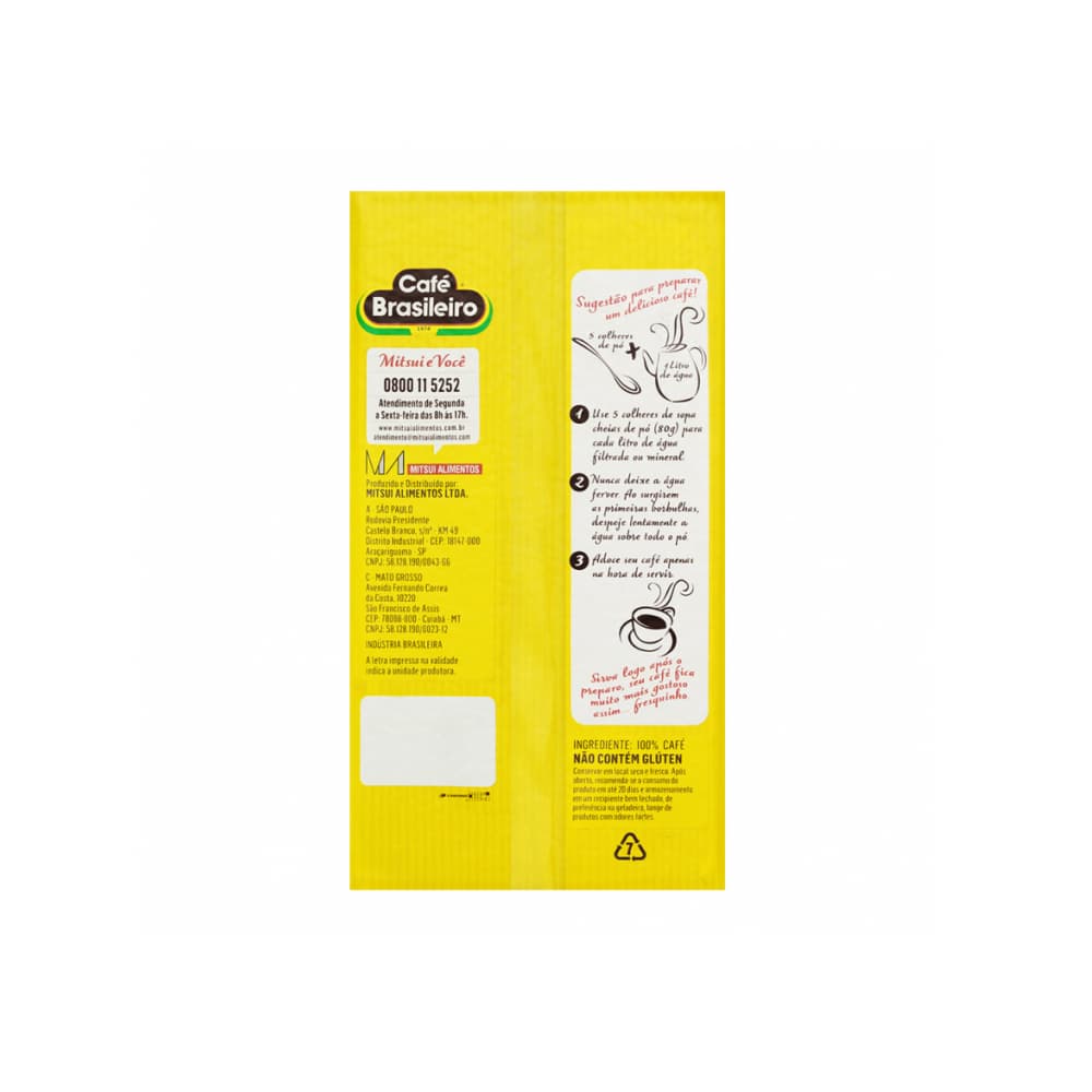 Café tradicional Brasileiro (6 x 500 g / 1.1 lb) - Miniatura 2