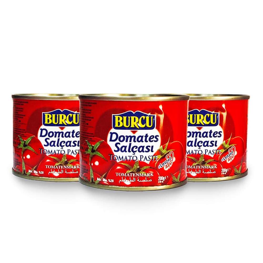 Pasta de tomate Burcu (3 x 200 g / 7.05 oz) - Imagen 1