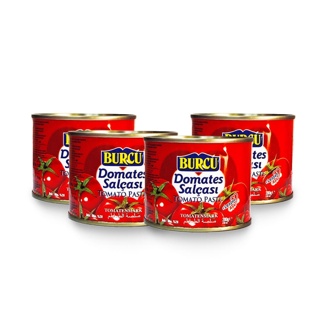 Pasta de tomate Burcu (4 x 200 g / 7.05 oz) - Imagen 1
