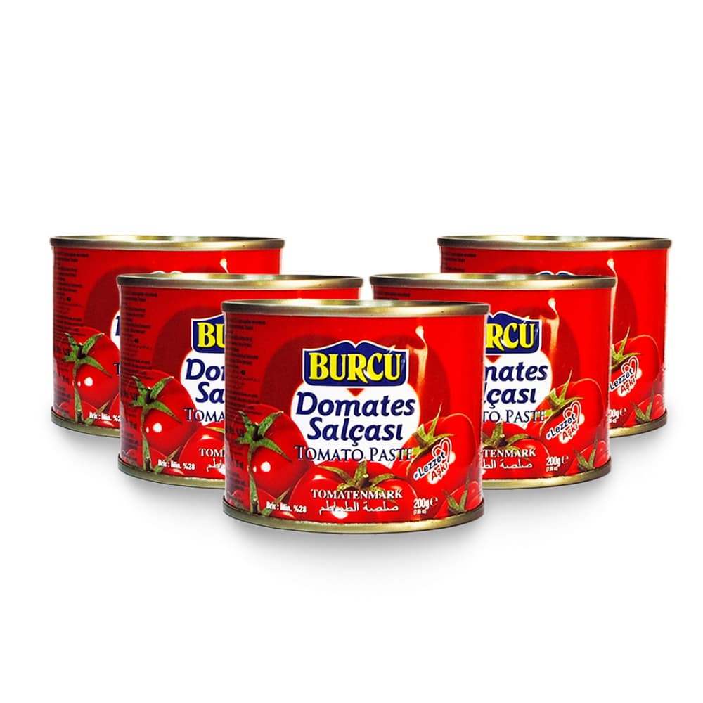Pasta de tomate Burcu (5 x 200 g / 7.05 oz) - Imagen 1