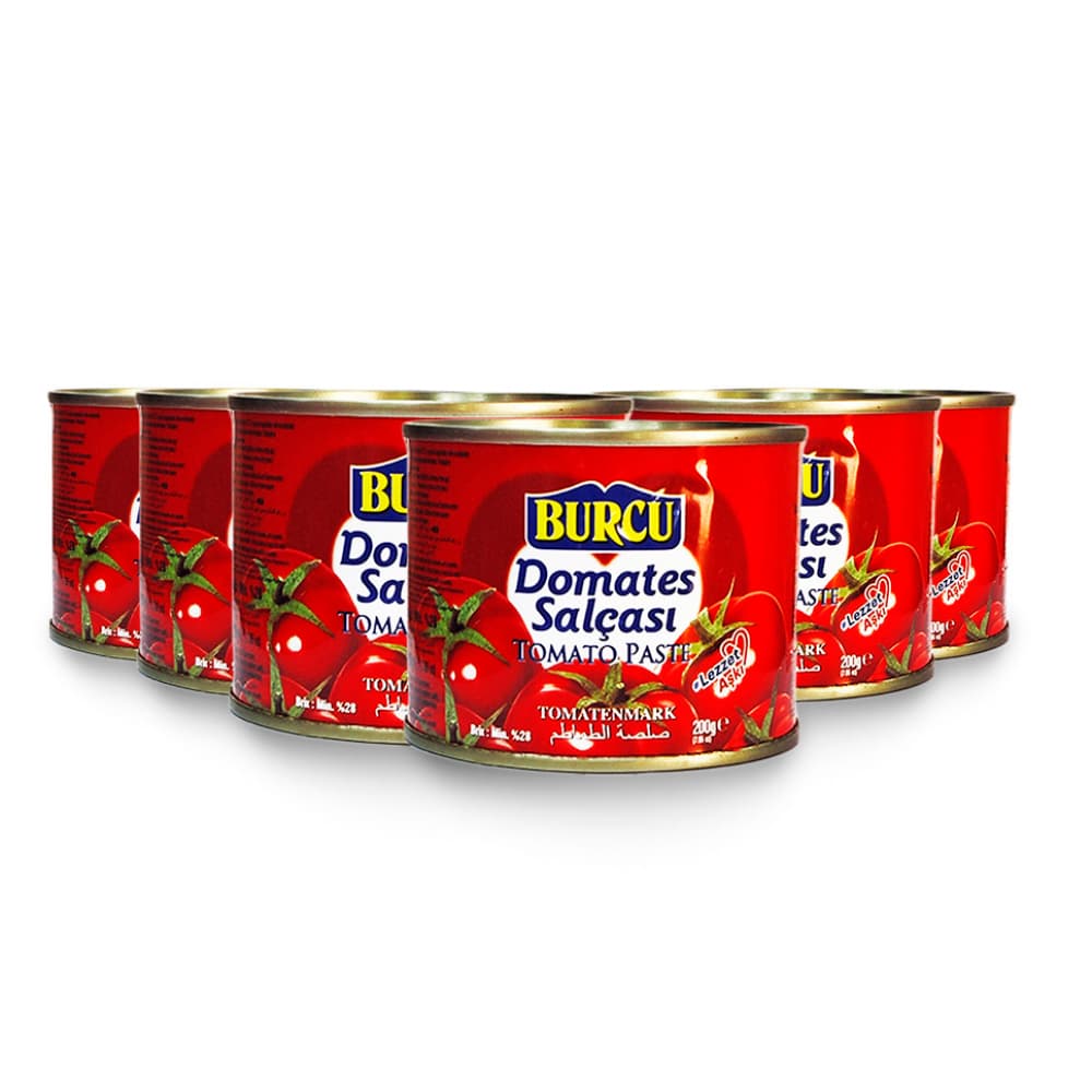Pasta de tomate Burcu (6 x 200 g / 7.05 oz) - Imagen 1