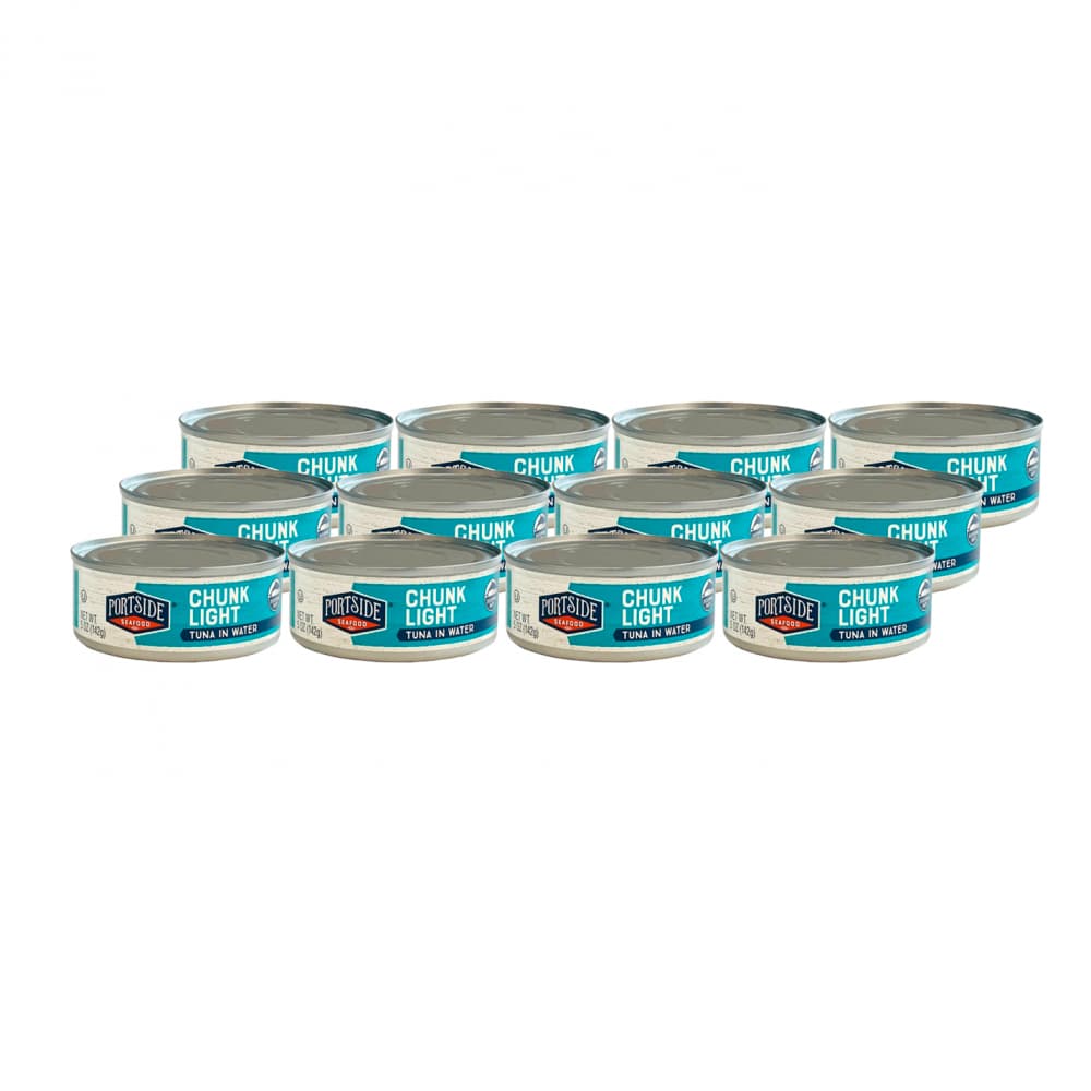 Atún claro en agua Portside (12 x 142 g / 5 oz) - Imagen 1