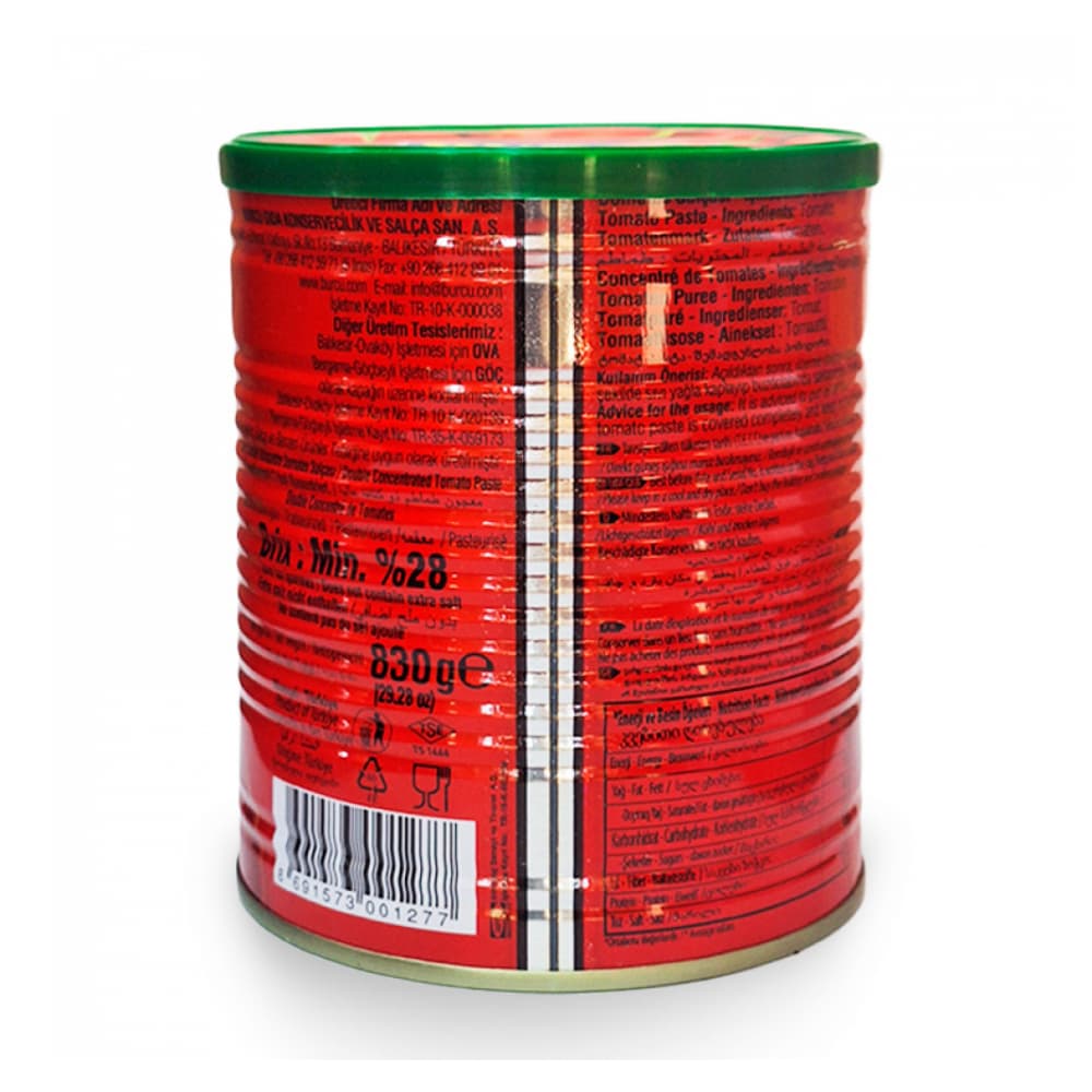 Pasta de tomate Burcu (2 x 830 g / 1.82 lb) - Miniatura 2