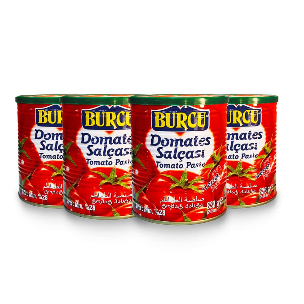 Pasta de tomate Burcu (4 x 830 g / 1.82 lb) - Imagen 1