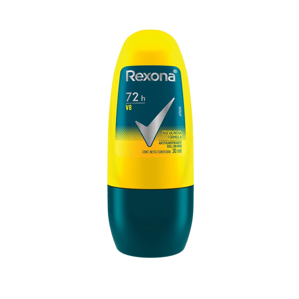 Desodorante antitranspirante Roll On V8 Rexona (30 ml) - Imagen 1