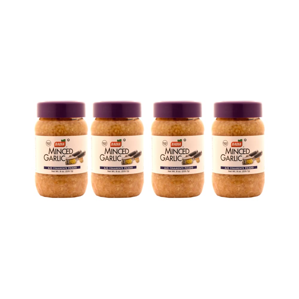 Ajo finamente picado Badia (4 x 226.7 g / 8 oz) - Imagen 1