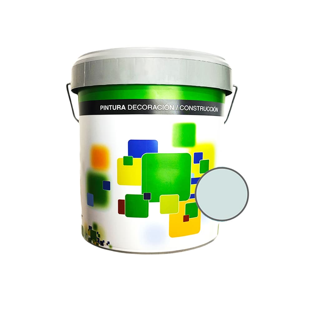 Pintura acrílica interior y exterior de 4 L color gris Euro Campi - Imagen 1