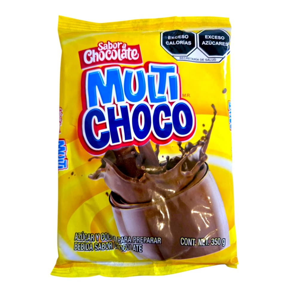Azúcar y cacao para preparar bebida sabor chocolate Multi Choco (350 g / 12.35 oz) - Imagen 1
