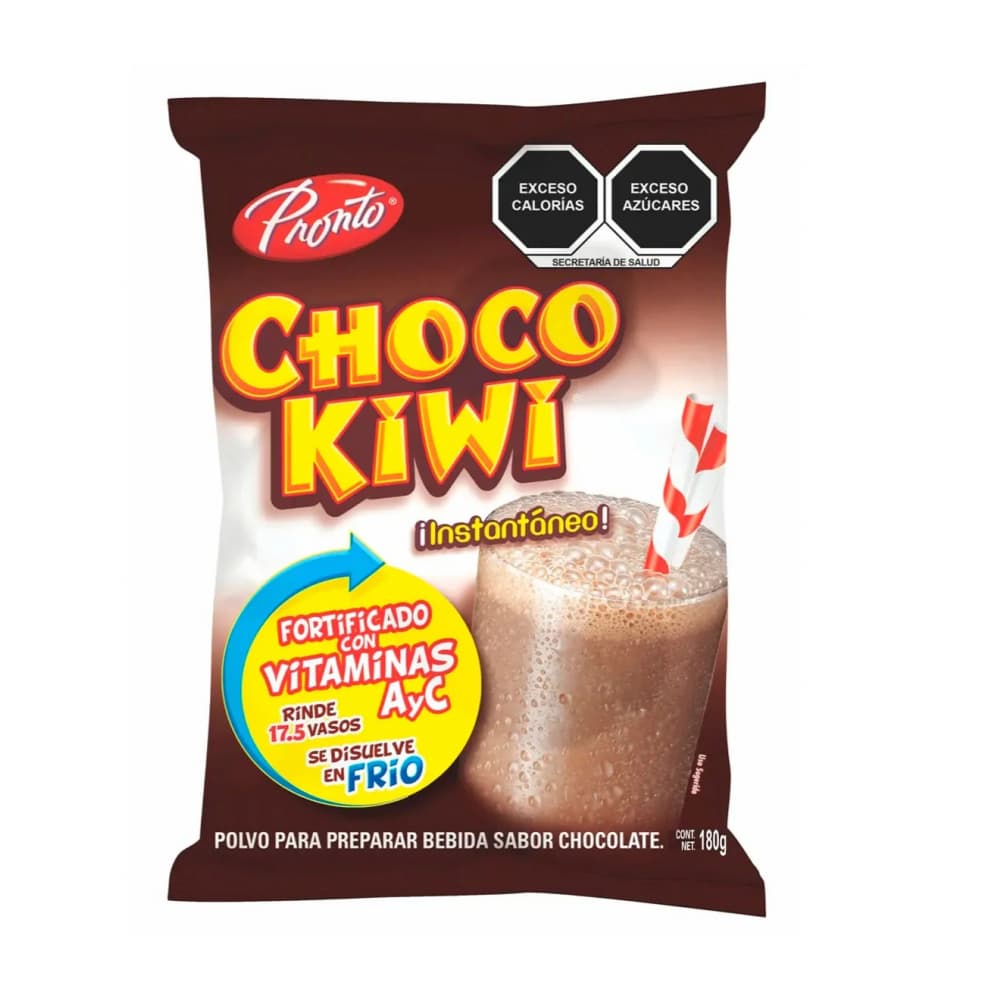 Polvo para preparar bebida sabor chocolate Choco Kiwi Pronto (180 g / 6.35 oz) - Imagen 1