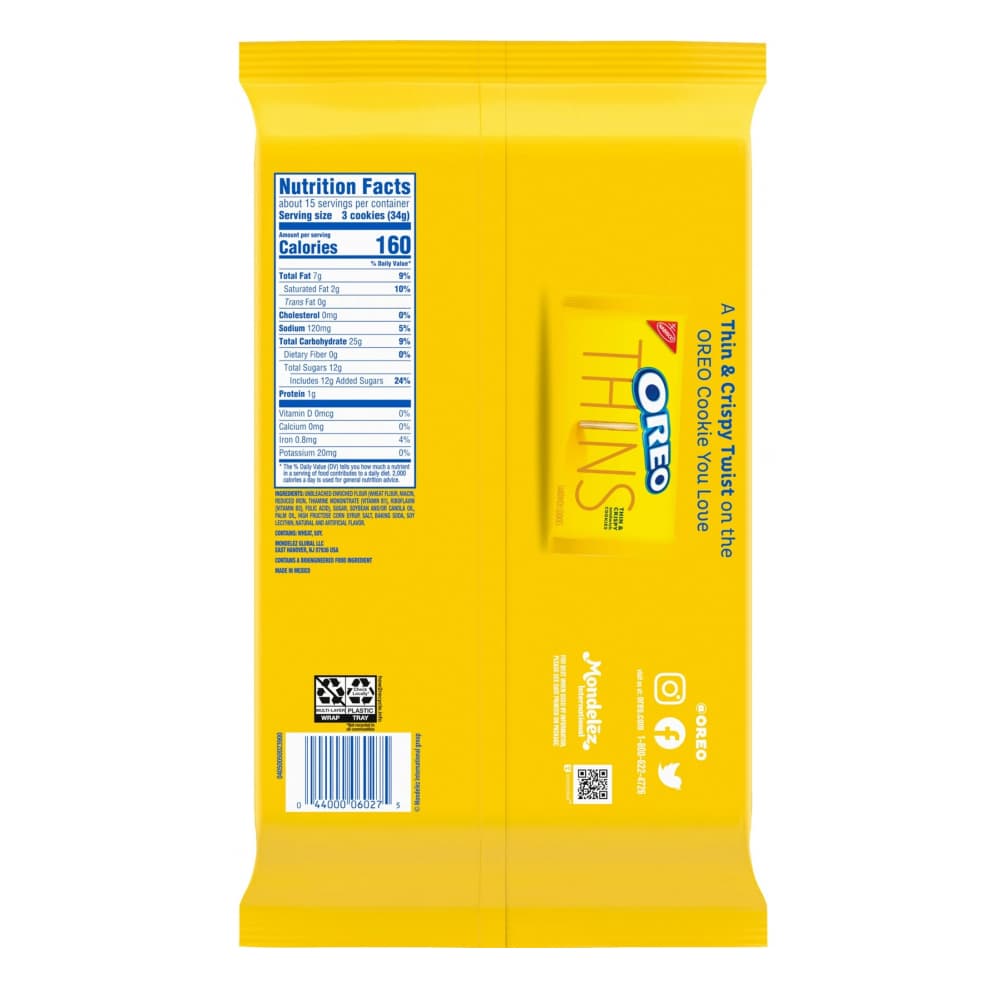 Galletas sándwich Golden Oreo (513 g / 1.13 lb) - Miniatura 3