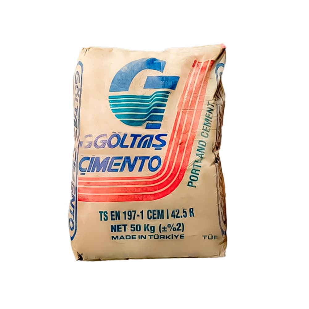 Cemento portland CEM I 42.5 R Göltas (50 kg / 110 lb) - Imagen 1