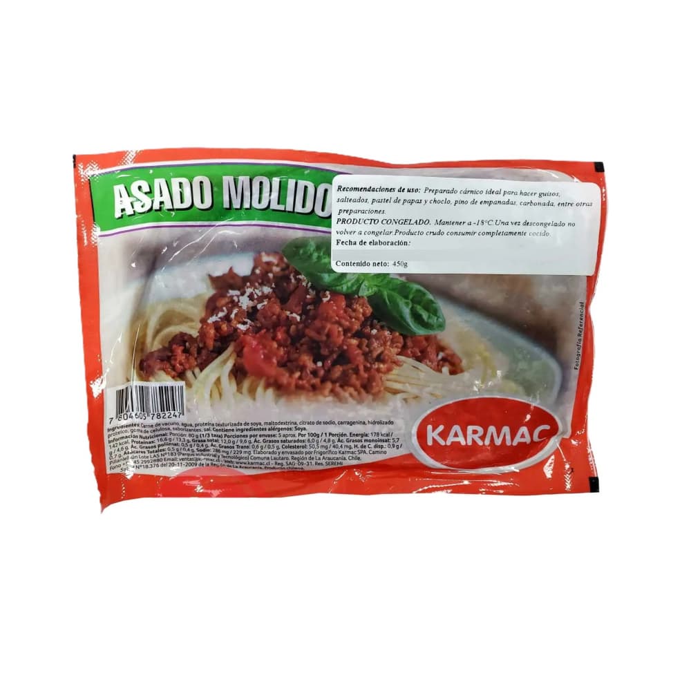 Asado molido de res Karmac (450 g / 15.8 oz) - Imagen 1