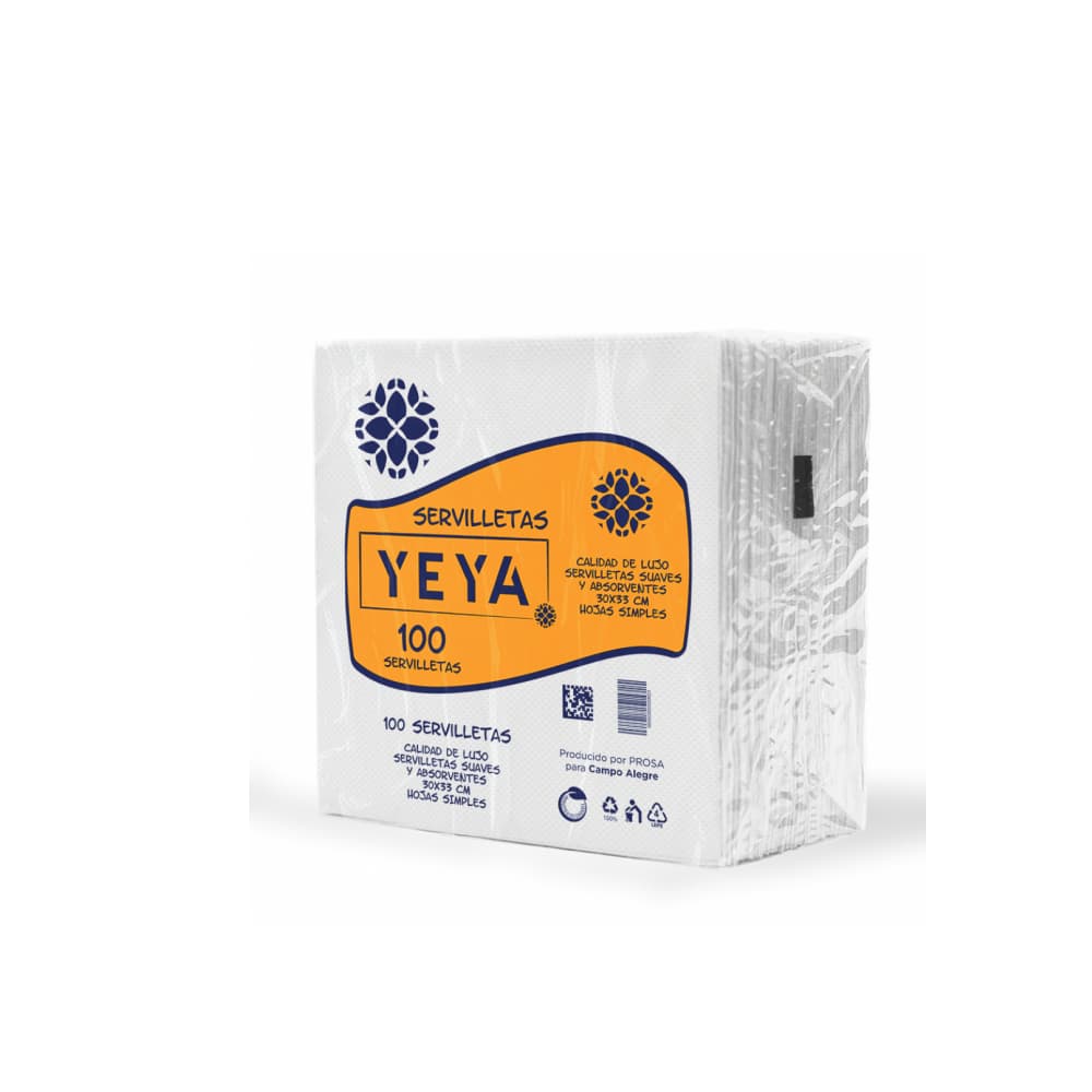Servilletas YEYA (100 U) - Imagen 1