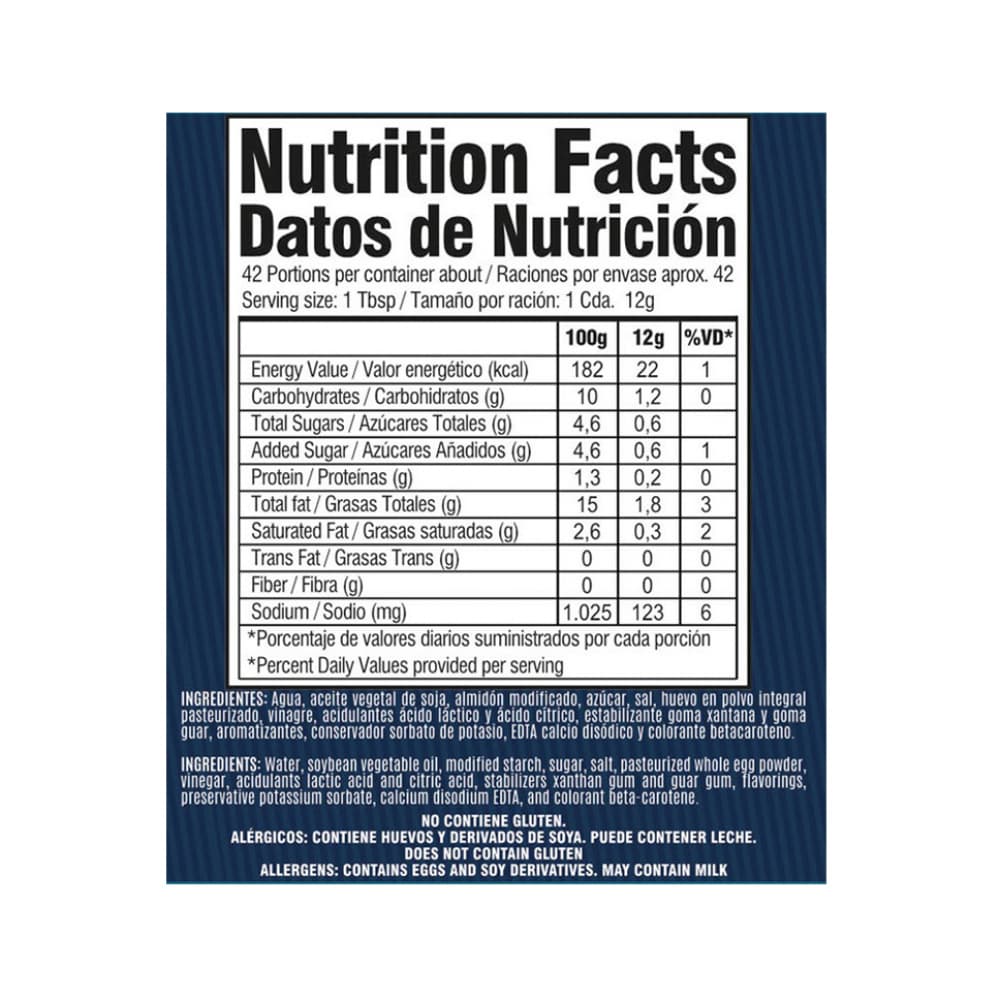 Mayonesa tradicional Nezka (500 g / 1.10 lb) - Miniatura 3