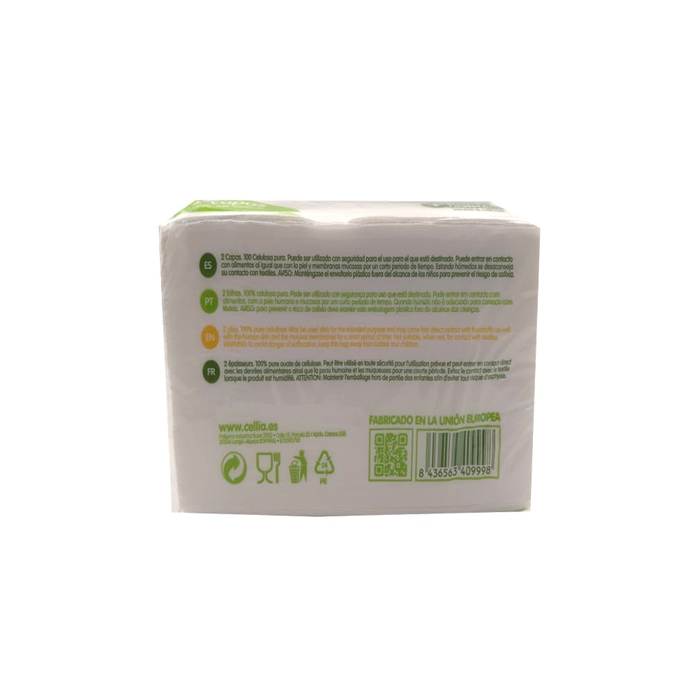 Servilletas citric & white de 2 capas Cellia (50 U) - Miniatura 2