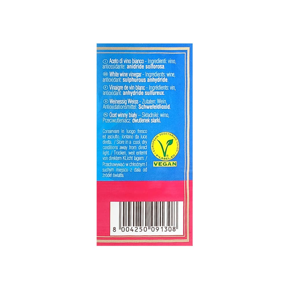 Vinagre de vino blanco Varvello (1 L) - Miniatura 3