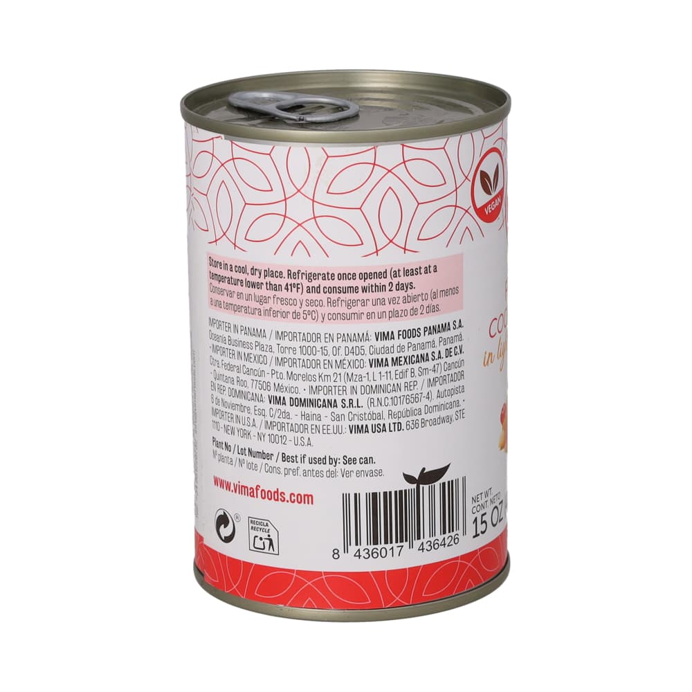 Cóctel de frutas en almíbar Vima Foods (425 g / 15 oz) - Miniatura 2