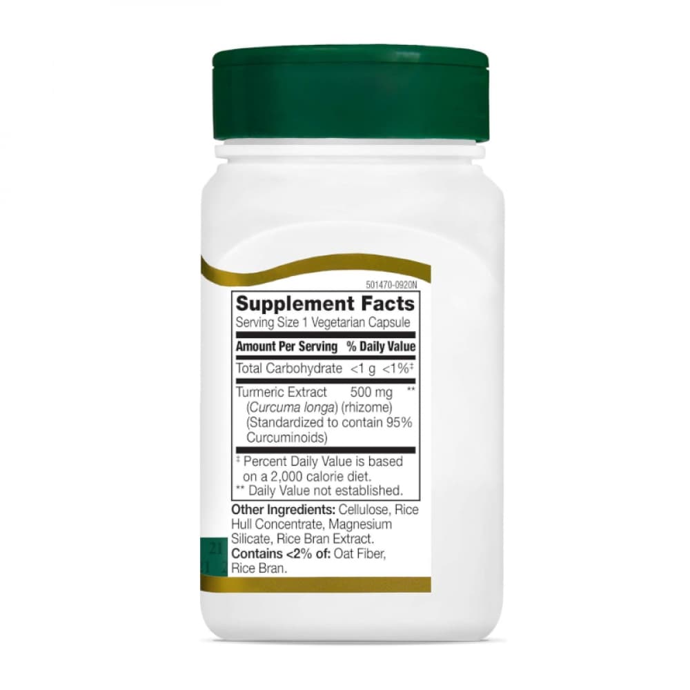Suplemento herbario con extracto de cúrcuma 500 mg 21st Century (45 cápsulas) - Miniatura 2