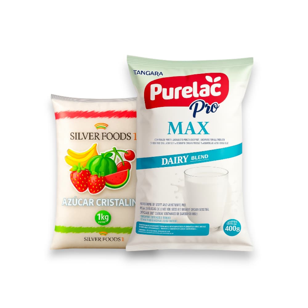 Mezcla láctea Purelac Pro Max + Azúcar blanca cristalina - Imagen 1