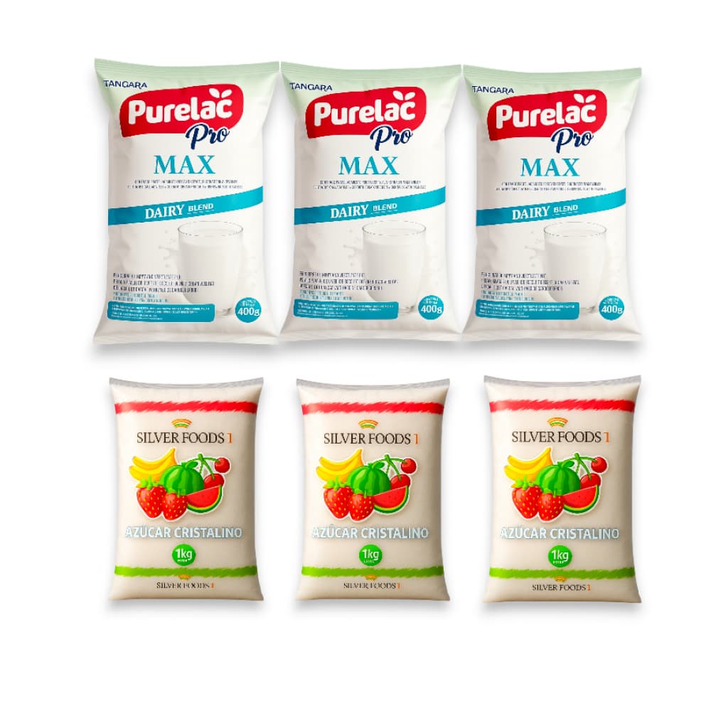 Mezcla láctea Purelac Pro Max + Azúcar blanca cristalina - Miniatura 2