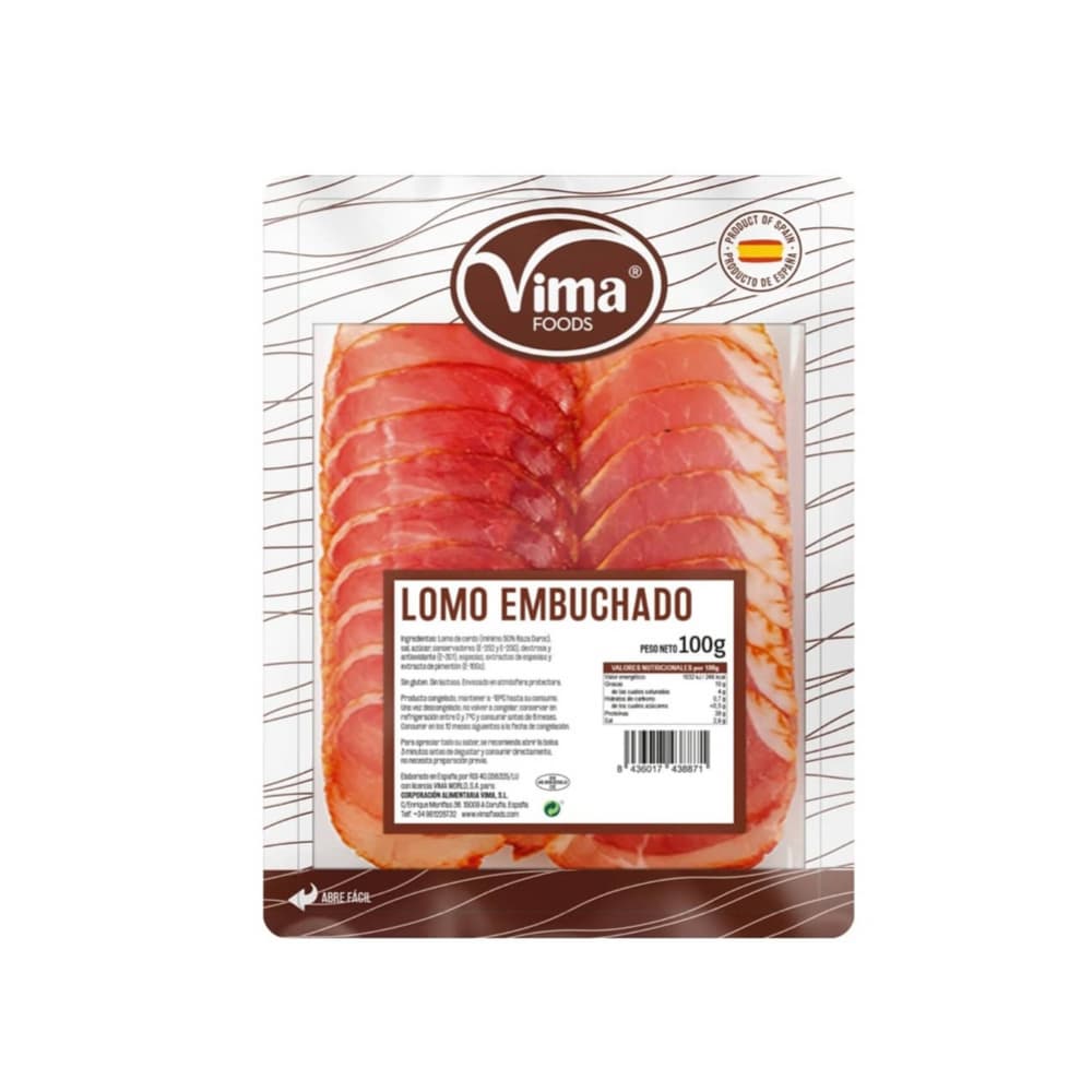 Lomo de cerdo embuchado Vima Foods (100 g / 3.52 oz) - Imagen 1