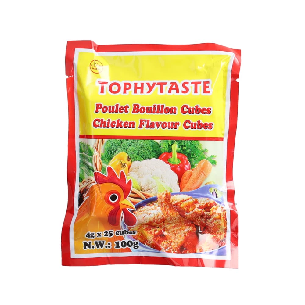 Cubitos concentrados sabor a pollo Tophytaste (25 x 4 g) - Imagen 1