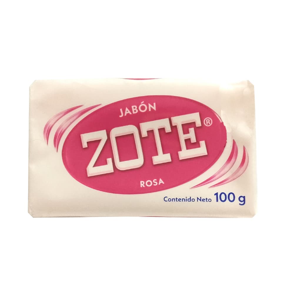 Jabón de lavar rosa Zote (100 g / 3.52 oz) - Imagen 1