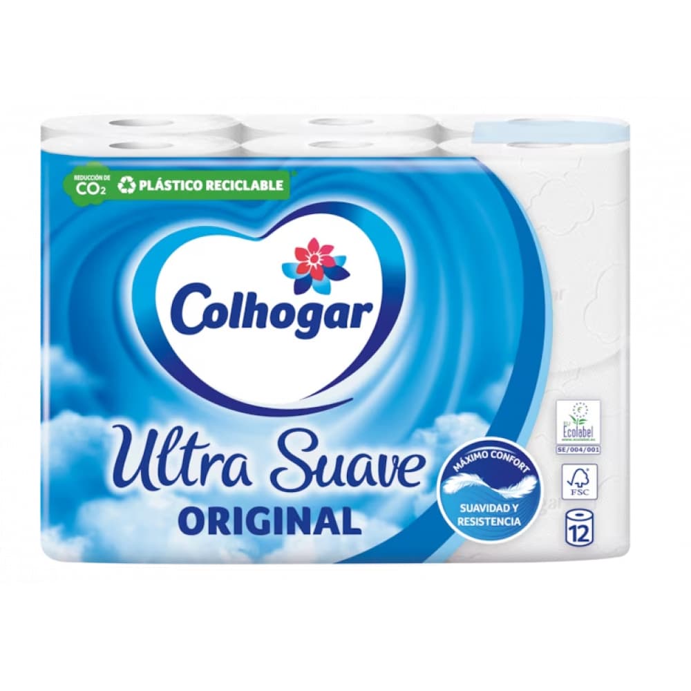 Papel sanitario Colhogar (2 x 12 U) - Miniatura 2