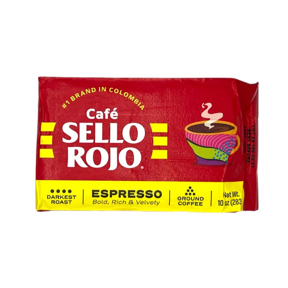 Café espresso colombiano Sello Rojo (283 g / 10 oz) - Imagen 1