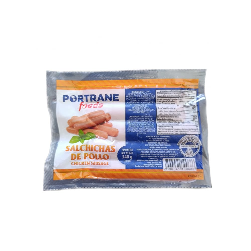 Salchichas de pollo Portrane Foods (340 g / 12 oz) - Imagen 1