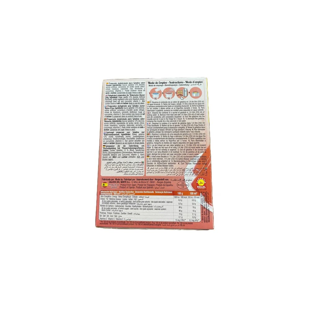 Gelatina sabor sandía Calnort (170 g / 6 oz) - Miniatura 2