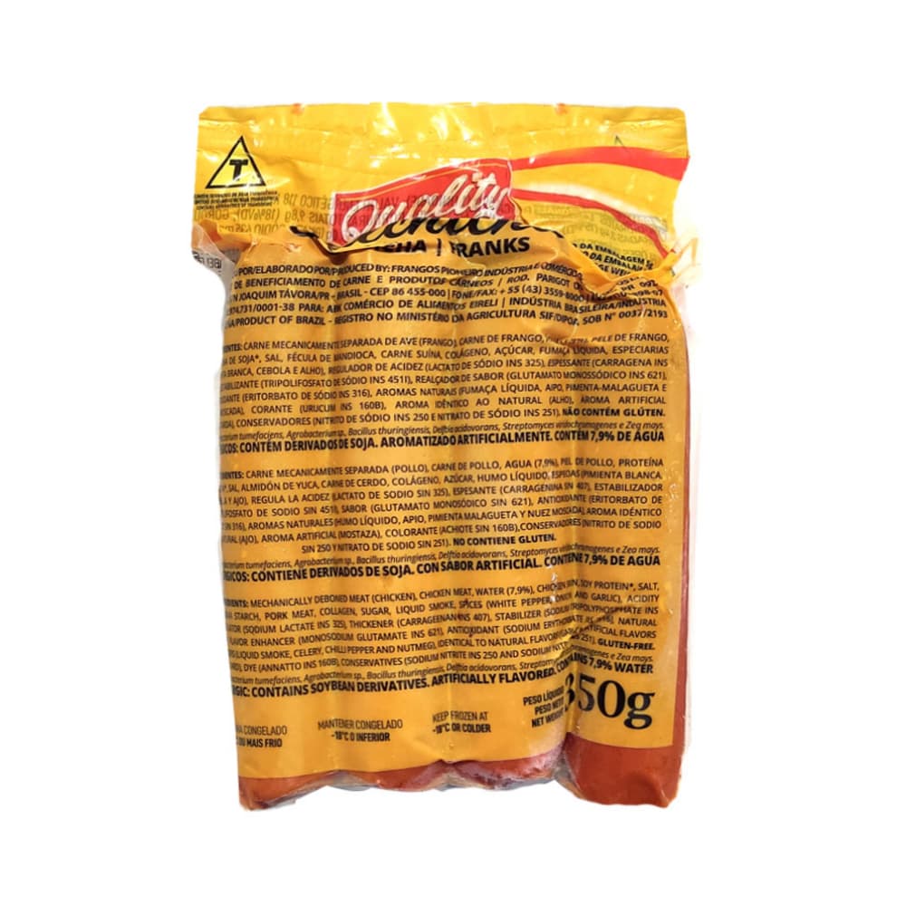 Salchicha de pollo Quality Chicken (350 g / 12.35 oz) - Miniatura 2