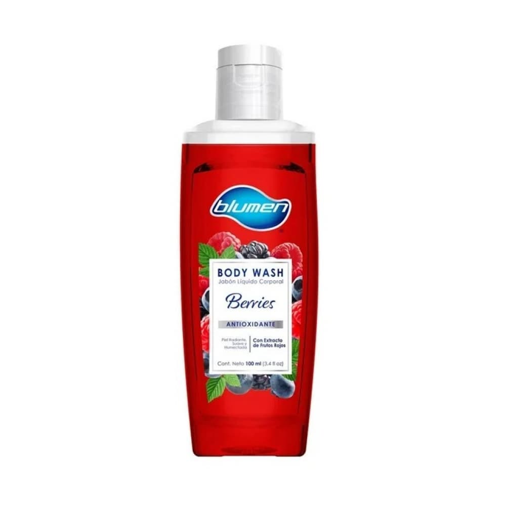 Jabón líquido corporal con aroma a frutos del bosque Blumen (100 ml / 3.4 fl oz) - Imagen 1
