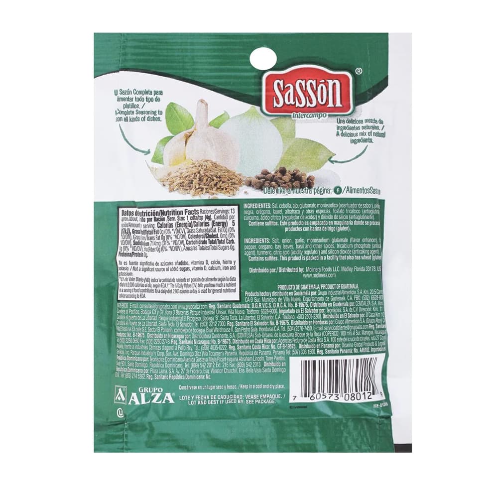 Sazonador completo Sassón (50 g / 1.76 oz) - Miniatura 3