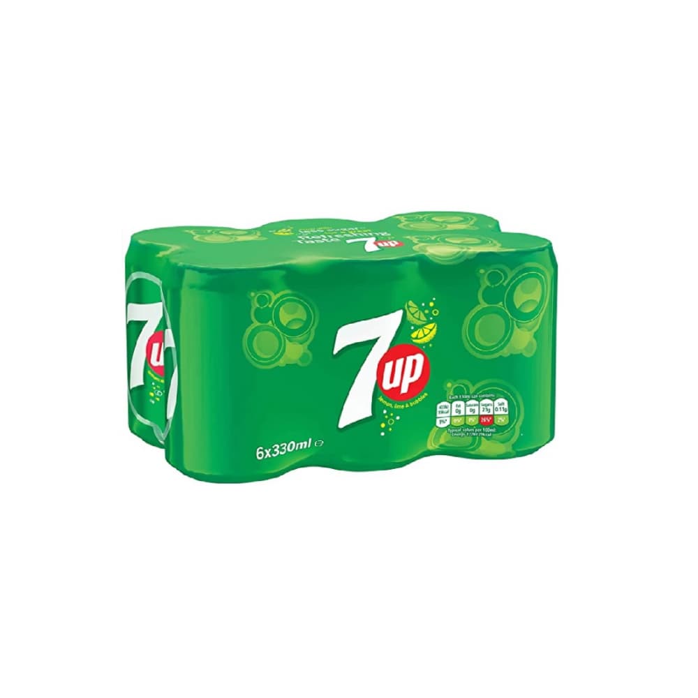 Refresco gaseado 7 Up (6 x 330 ml) - Imagen 1