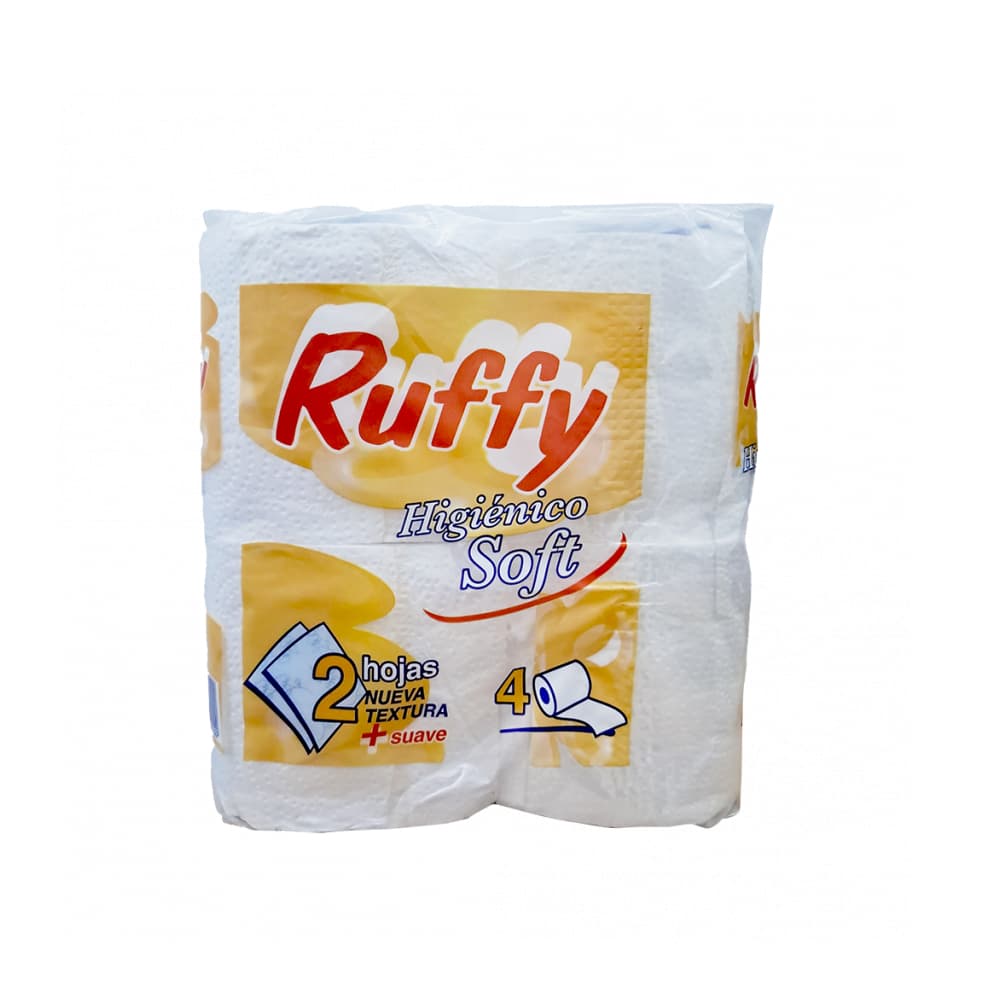 Papel higiénico Ruffy (4 U) - Imagen 1